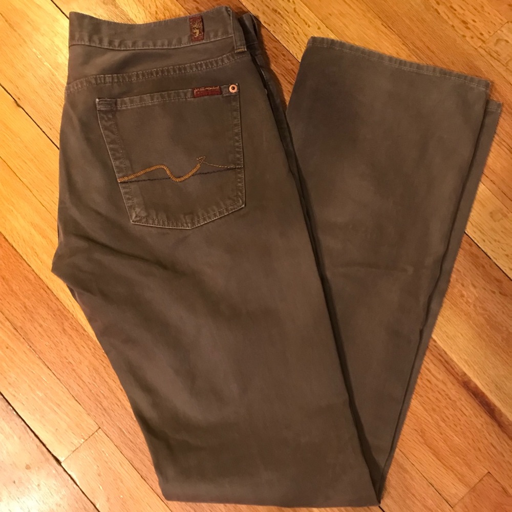 7 For All Mankind Brown Jeans